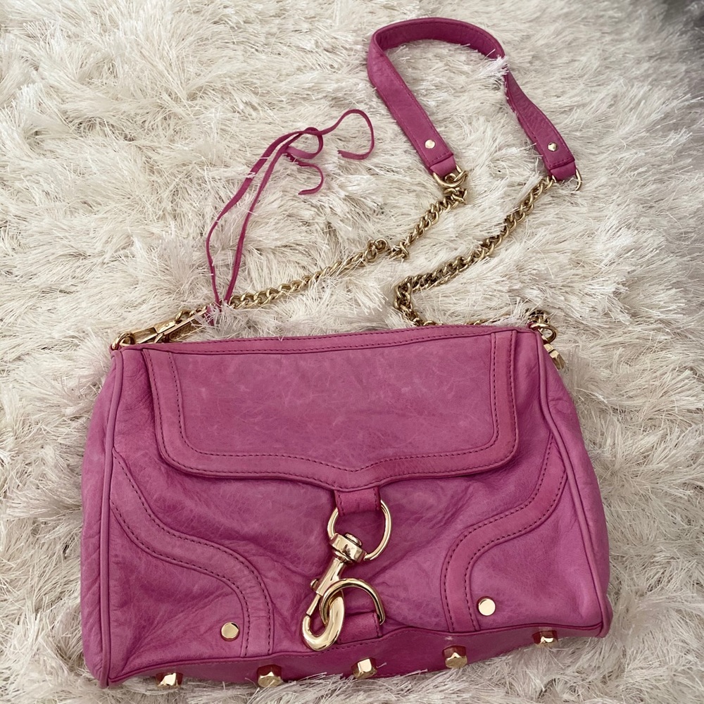 Rebecca Minkoff Pink & Gold Crossbody Bag